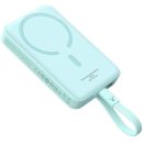 Baseus Magnetic Mini Powerbank / külső akkumulátor, USB-C port 10000mAh, 30W, kék