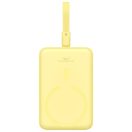 Baseus Magnetic Mini Powerbank / külső akkumulátor, USB-C port, 10000mAh, 20W, sárga