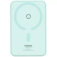   Baseus MagPro Magnetic Powerbank / külső akkumulátor, USB-C port, MagSafe, 5000mAh, 20W, menta