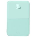 Baseus MagPro Magnetic Powerbank / külső akkumulátor, USB-C port, MagSafe, 5000mAh, 20W, menta