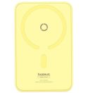 Baseus MagPro Magnetic Powerbank / külső akkumulátor, USB-C port, MagSafe, 5000mAh, 20W, sárga