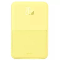   Baseus MagPro Magnetic Powerbank / külső akkumulátor, USB-C port, MagSafe, 5000mAh, 20W, sárga
