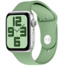 OBAL:ME Apple Watch 42/44/45/49mm szilikon szíj, M-L, zöld