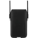 Lacoste PVC telefon tartó kis táska, XL, fekete