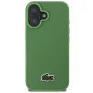 Lacoste Iconic Petit Pique Woven Logo iPhone 16 MagSafe tok, zöld