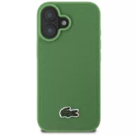   Lacoste Iconic Petit Pique Woven Logo iPhone 16 MagSafe tok, zöld