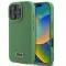 Lacoste Iconic Petit Pique Woven Logo iPhone 16 Pro Max MagSafe tok, zöld