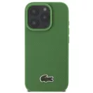 Lacoste Iconic Petit Pique Woven Logo iPhone 16 Pro Max MagSafe tok, zöld