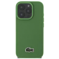   Lacoste Iconic Petit Pique Woven Logo iPhone 16 Pro Max MagSafe tok, zöld