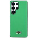 Lacoste Iconic Petit Pique Woven Logo Samsung Galaxy S25 Ultra MagSafe tok, zöld