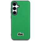 Lacoste Iconic Petit Pique Woven Logo Samsung Galaxy S25 MagSafe tok, zöld
