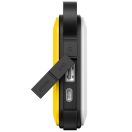 Tactical BadAss Power bank / külső akkumulátor karabinerrel, beépített LED lámpával, 10050mAh, sárga-szürke