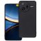 Matt szilikon Xiaomi Poco F7 Ultra tok, fekete