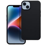 Matt szilikon Motorola G86 tok, fekete