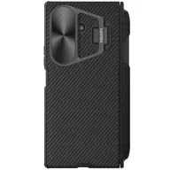   Nillkin CamShield Prop Samsung Galaxy Z Fold 7 tok kameravédelemmel, kitámasztóval, S-pen tartóval, fekete