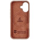Tactical Magforce Beaver iPhone 16 prémium szilikon tok kameravédő peremmel, világosbarna