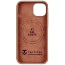 Tactical Magforce Beaver iPhone 15 prémium szilikon tok kameravédő peremmel, világosbarna