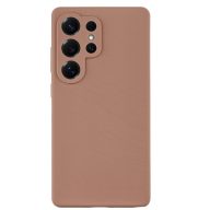   Tactical Beaver Samsung Galaxy S25 Ultra prémium szilikon tok kameravédő peremmel, világosbarna