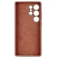   Tactical Beaver Samsung Galaxy S25 Ultra prémium szilikon tok kameravédő peremmel, világosbarna
