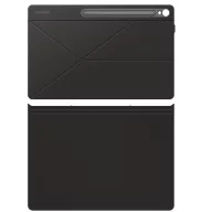  Samsung Book Keyboard Slim S10 FE+ gyári billentyűzetes kihajtható tablet tok pencil tartóval, fekete