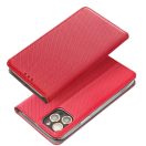 Magnet Realme 14X 5G mágneses flip tok, piros