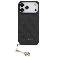   Guess 4G Charm Apple iPhone 17 Pro Tone on Tone hátlap tok, szürke