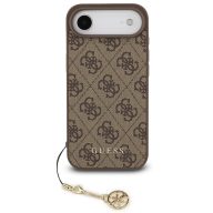   Guess 4G Charm Apple iPhone Air (2025) Tone on Tone hátlap tok, barna