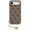 Guess 4G Charm Apple iPhone Air (2025) Tone on Tone hátlap tok, barna