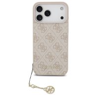   Guess 4G Charm Apple iPhone 17 Pro Max Tone on Tone hátlap tok, rózsaszín