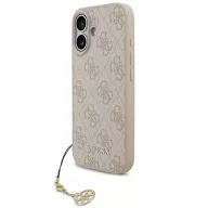   Guess 4G Charm Apple iPhone 17 Tone on Tone hátlap tok, rózsaszín