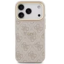 Guess 4G Charm Apple iPhone 17 Pro Max MagSafe hátlap tok, rózsaszín