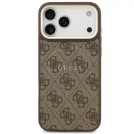   Guess 4G Charm Apple iPhone 17 Pro Max MagSafe hátlap tok, barna