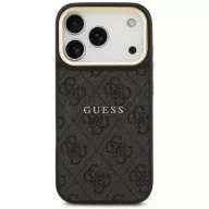   Guess 4G Charm Apple iPhone 17 Pro MagSafe hátlap tok, fekete