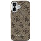 Guess 4G Apple iPhone 17 MagSafe hátlap tok, barna