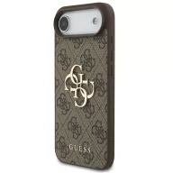   Guess PU 4G Metal Logo Strap Apple iPhone Air (2025) hátlap tok karpánttal, barna
