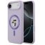 Karl Lagerfeld Liquid Silicone Karl and Choupette MagSafe iPhone Air (2025) hátlap tok, lila