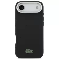   Lacoste Iconic Petit Pique Metal Logo Apple iPhone Air (2025) MagSafe tok, fekete