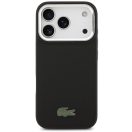 Lacoste Iconic Petit Pique Camera Stand Apple iPhone 17 Pro MagSafe tok kitámasztóval, fekete