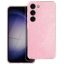 Clear 2mm Samsung Galaxy A17 csillámos szilikon tok, rózsaszín