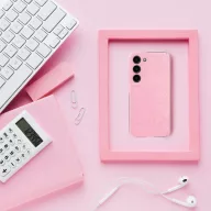   Clear 2mm Samsung Galaxy A17 / Galaxy A18 csillámos szilikon tok, rózsaszín