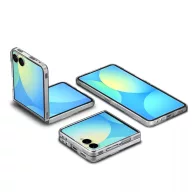   Spigen Airskin Pro Mag Samsung Galaxy Flip 7 tok, MagSafe, Crystal Clear, átlátszó-fehér