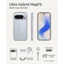 Spigen Ultra Hybrid Pixel 10 / Pixel 10 Pro tok, Crystal Clear, átlátszó
