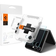   Spigen Glas.tR EZ Fit HD Samsung Galaxy Z Flip 7 kijelzővédő fólia felhelyező kerettel (1db)