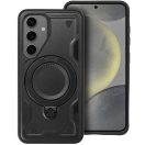 Frost Armor Samsung Galaxy A17 starabíró tok kitámasztóható gyűrűvel, fekete