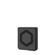  UAG Mouve Samsung Galaxy Z Flip 7 mágneses tok, Ash, fekete-átlátszó