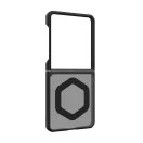 UAG Mouve Samsung Galaxy Z Flip 7 mágneses tok, Ash, fekete-átlátszó