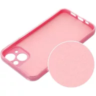   Clear 2mm Apple iPhone 17 Pro Max csillámos szilikon tok, rózsaszín