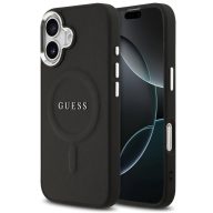   Guess PU Saffiano Apple iPhone 17 MagSafe hátlap tok, fekete