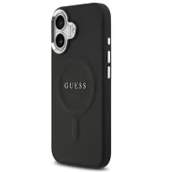   Guess PU Saffiano Apple iPhone 17 MagSafe hátlap tok, fekete