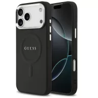  Guess PU Saffiano Apple iPhone 17 Pro Max MagSafe hátlap tok, fekete